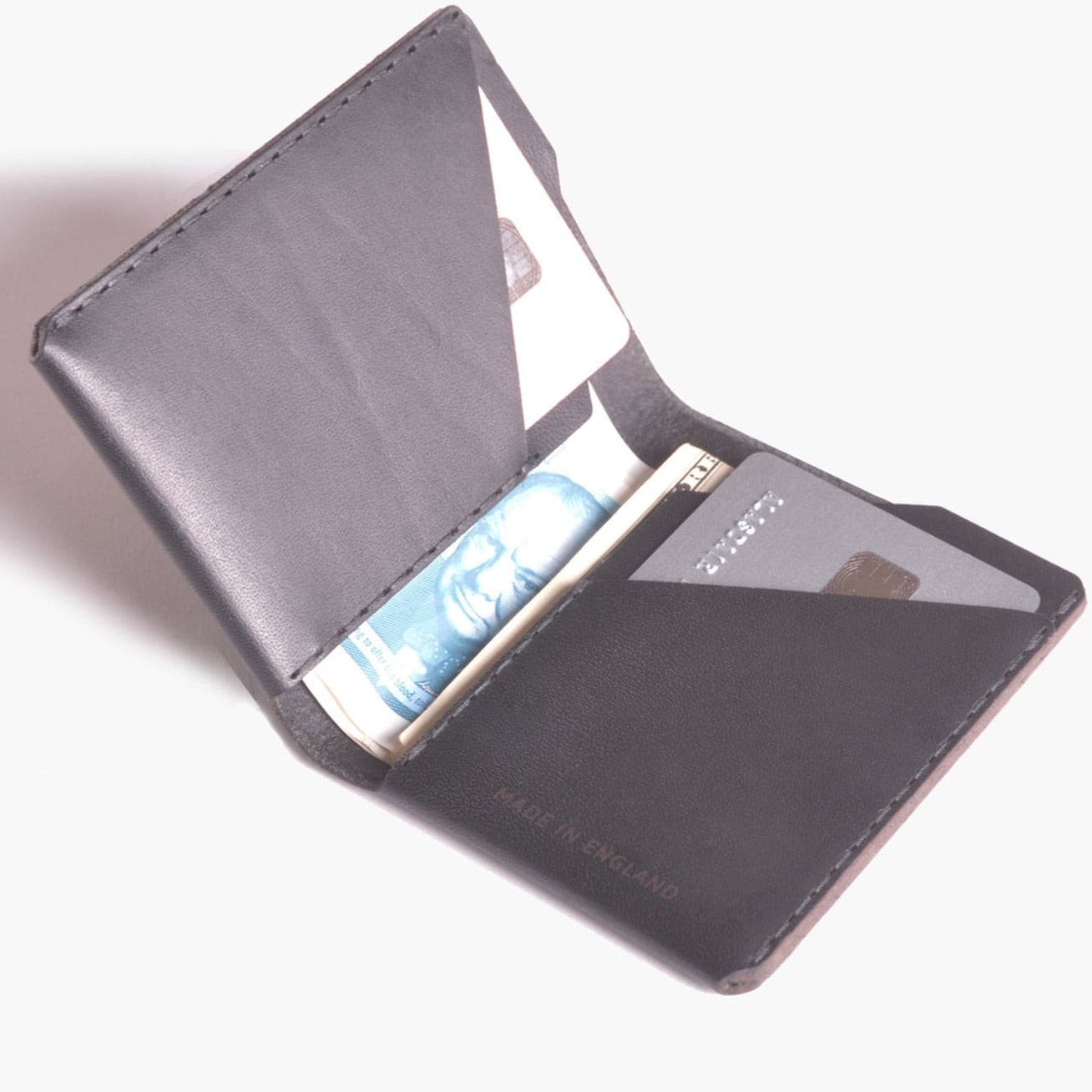 Winston Wallet - Charcoal made in England by Wingback.