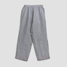 Midnight Stripe Linen Pyjama Trousers - PIGLET