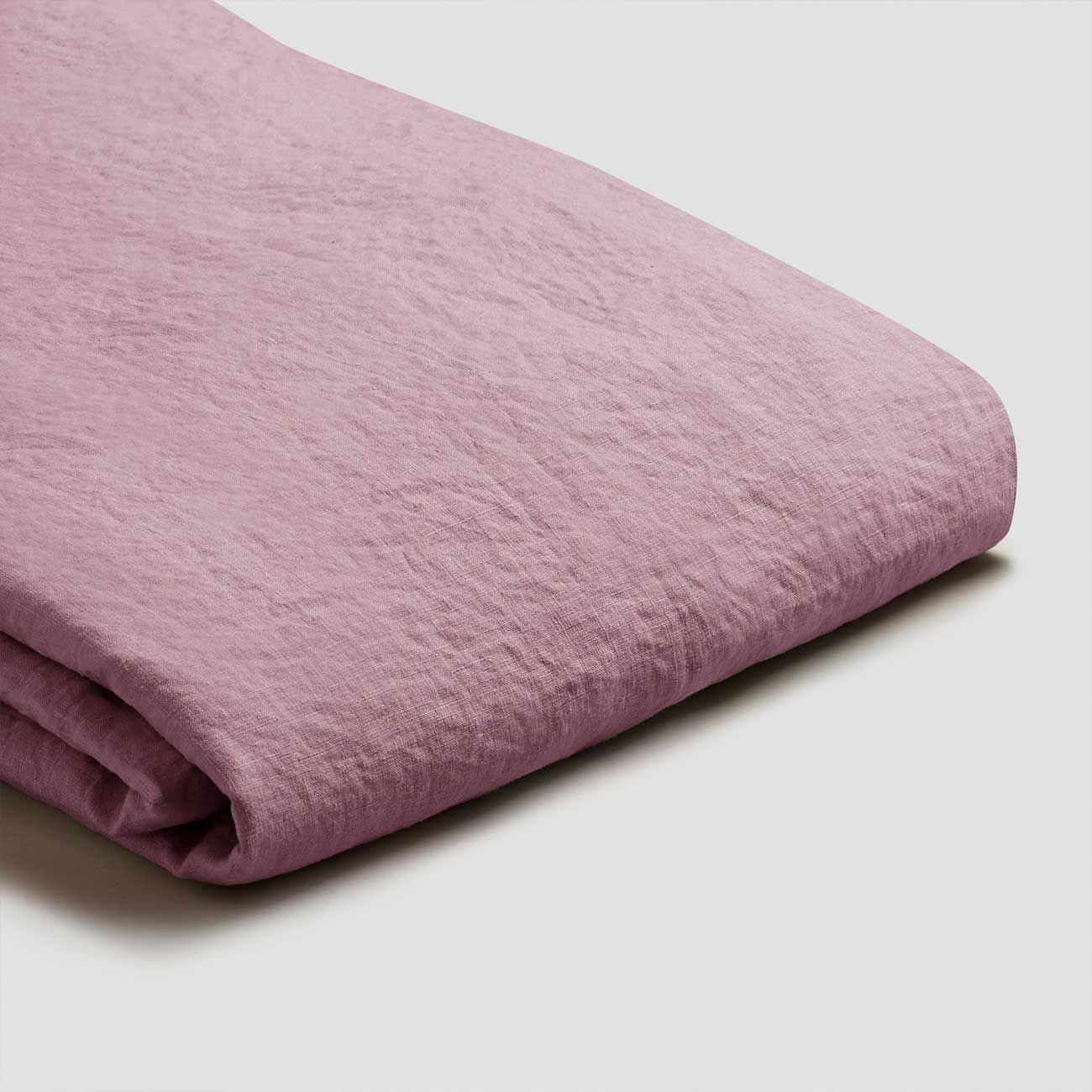 Raspberry Linen Duvet Cover