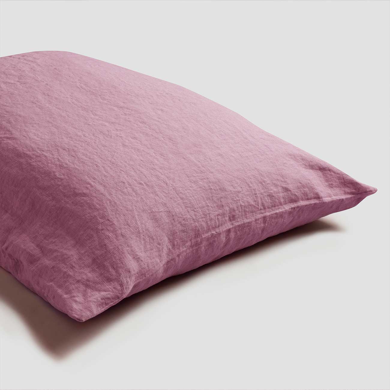 Raspberry Linen Pillowcases