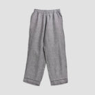 Men's Grey Linen Pyjama Trouser Set - Piglet in Bed