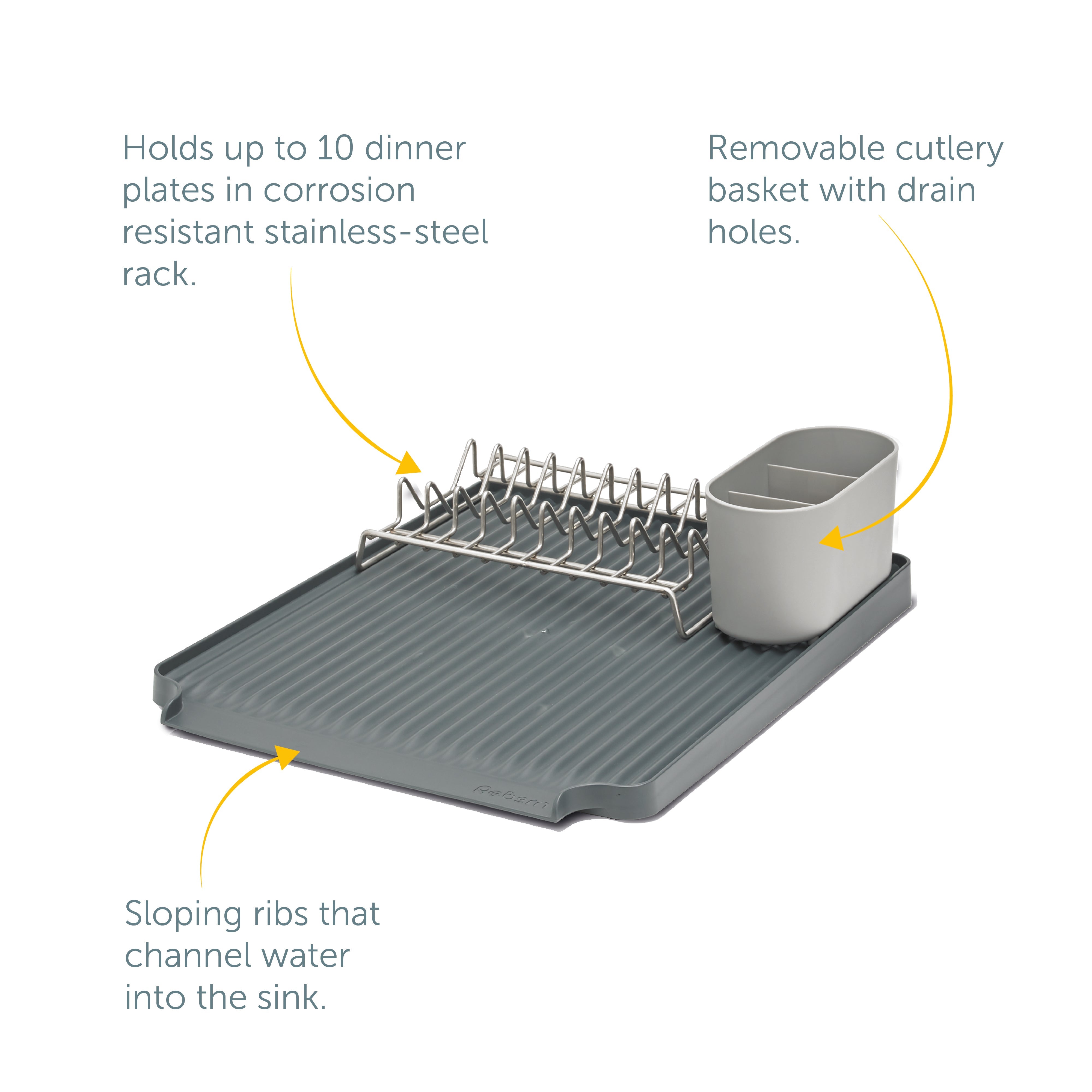 ReBorn Recycled Draining Rack Large Buy Me Once UK
