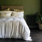 White Linen Duvet Cover