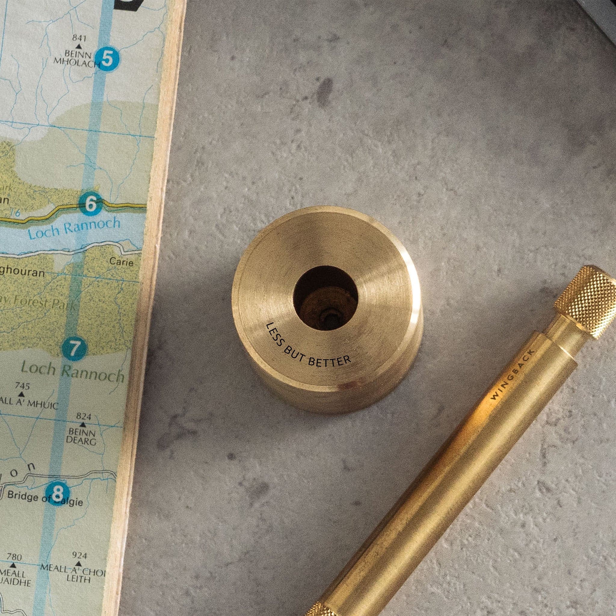 Pen/Pencil Holder - Brass made in England by Wingback.