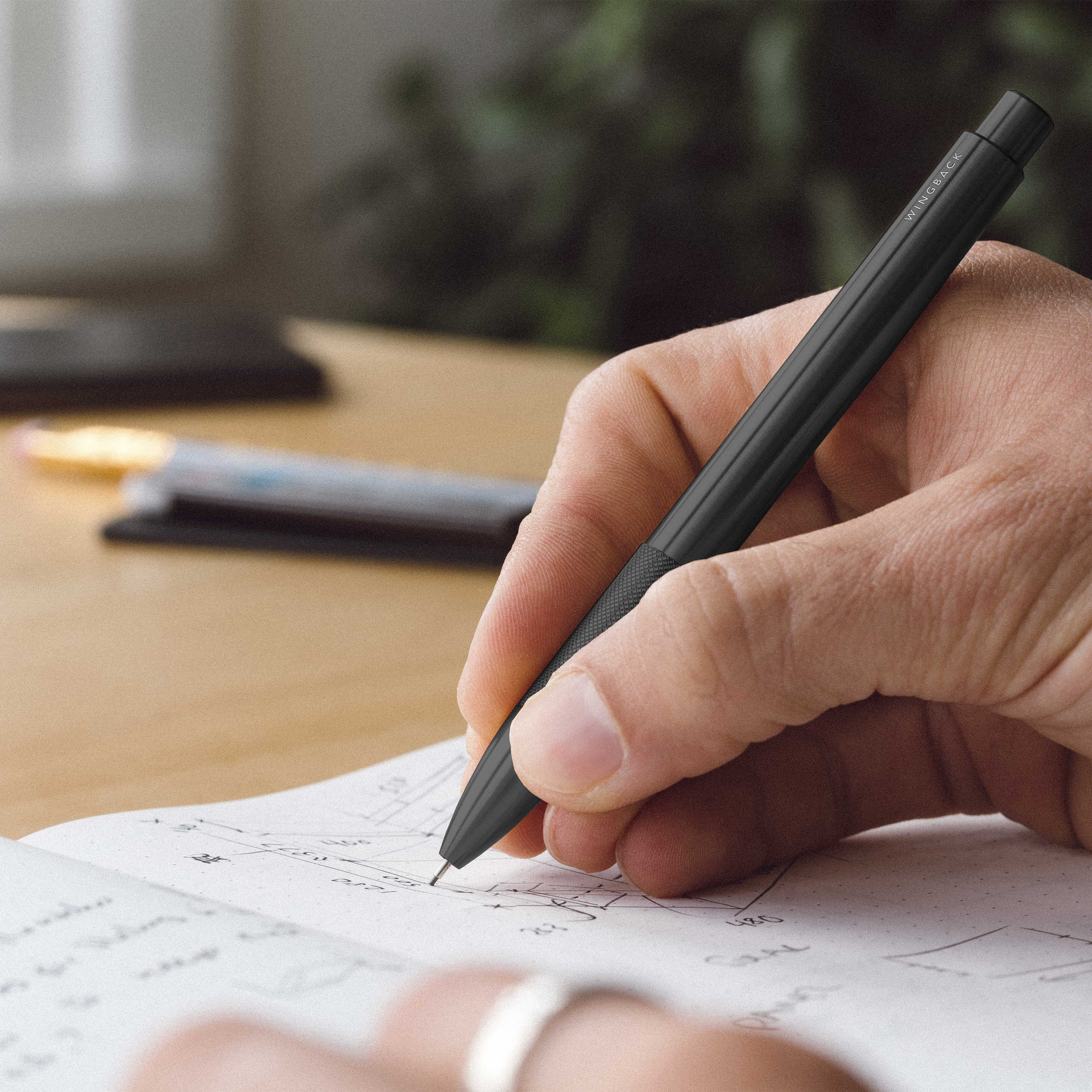 Mechanical Pencil - Black Steel made in England by Wingback.