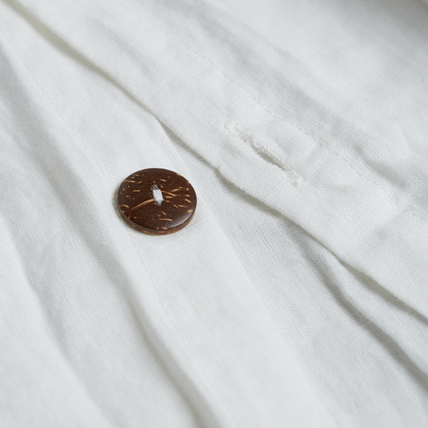 White Linen Duvet Cover