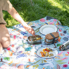 Pacmat - Beach Print, Recycled Material, Waterproof Picnic Blanket, XL - Buy Me Once UK