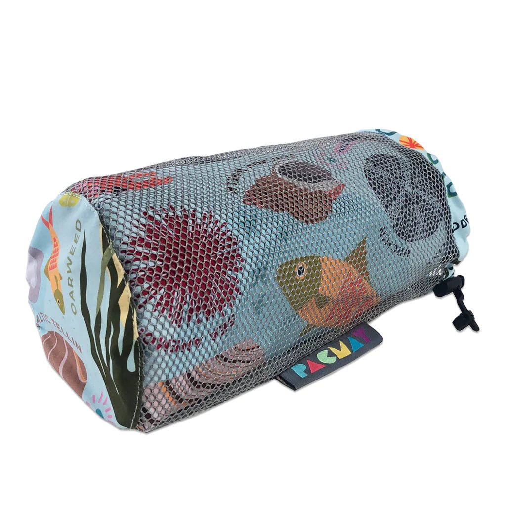 Pacmat - Beach Print, Recycled Material, Waterproof Picnic Blanket, XL - Buy Me Once UK