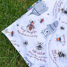 Pacmat - Bee Print Waterproof Picnic Blanket, Recycled Materials, XL - Buy Me Once UK