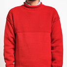 Blackhorse Lane Ateliers - British Wool Guernsey Unisex Jumper, Red - Buy Me Once UK