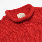 Blackhorse Lane Ateliers - British Wool Guernsey Unisex Jumper, Red - Buy Me Once UK