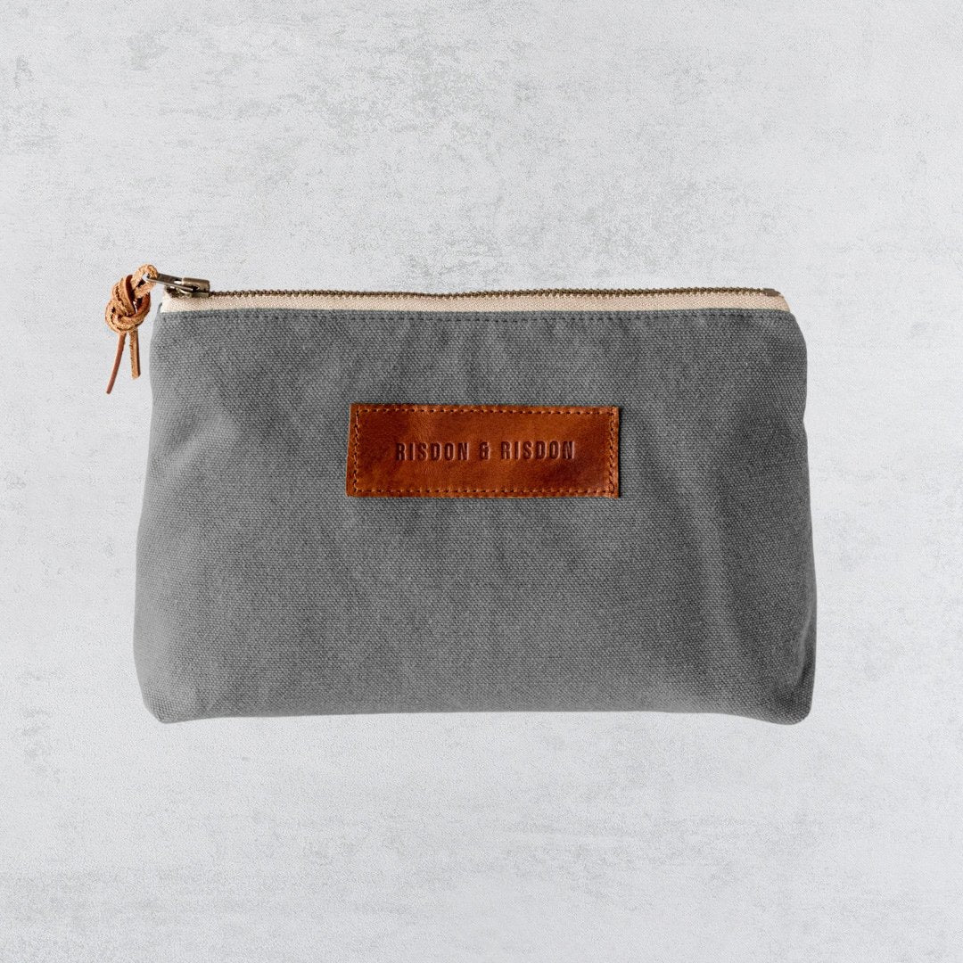 Risdon & Risdon - Canvas Zip Pouch - Buy Me Once UK