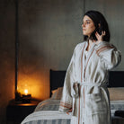 Luks Linen - Ceren Linen Robe & Towel Gift Set, Tobacco - Buy Me Once UK