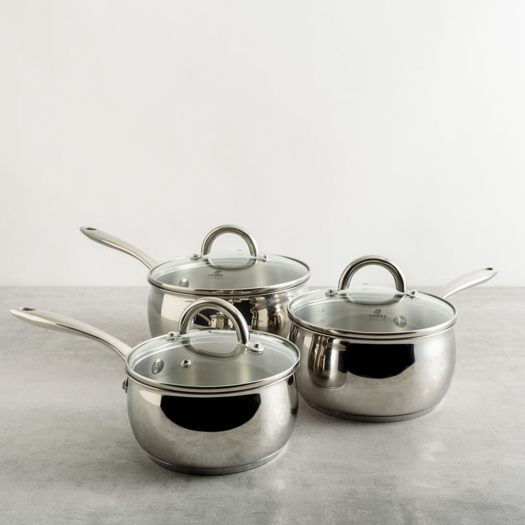 Judge - Classic Saucepan Set of 3 - Buy Me Once UK