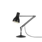 High-quality Anglepoise Type 75 Desk Lamp in Jet Black. Sleek, durable design with focused illumination. Ideal for workspace lighting.