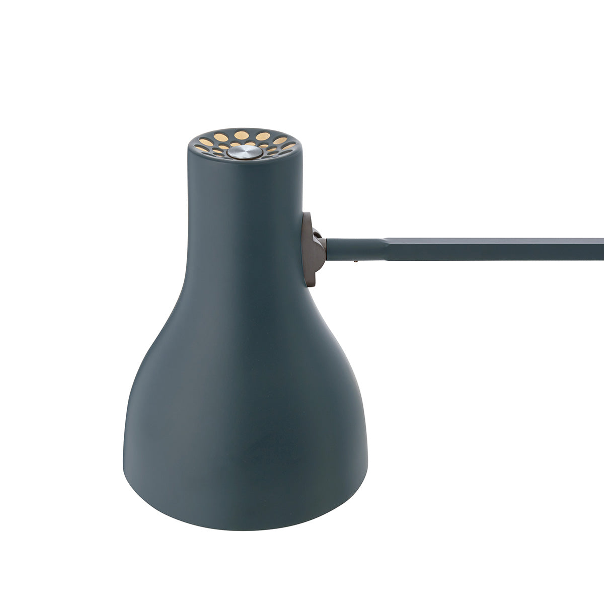 Sleek and durable Slate Grey Anglepoise Type 75 Desk Lamp. Glossy finish, perfect for focused lighting in any workspace.