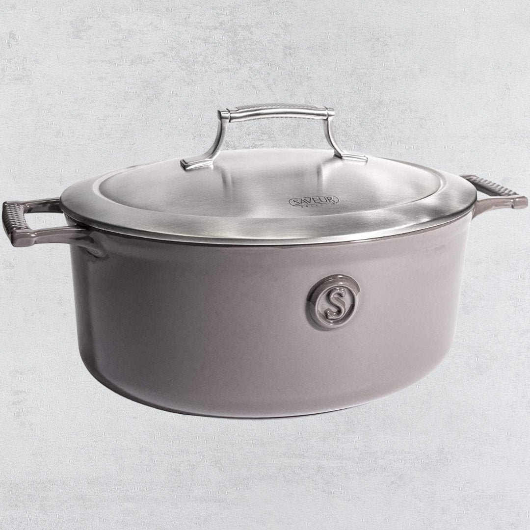 SAVEUR Selects - Enamelled Cast Iron Oval Dutch Oven 5.7L - Buy Me Once UK