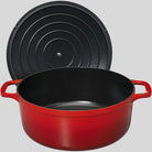 Chasseur - Enamelled Cast Iron Round Dutch Oven, Chilli Red - Buy Me Once UK