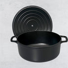 Chasseur - Enamelled Cast Iron Round Dutch Oven, Matt Black - Buy Me Once UK