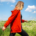 Labo Mono - Go-Go Waterproof Recycled Jacket, Tomato - Buy Me Once UK