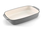 Samuel Groves - Grey & White Cast Iron Enamel Baking Dish - Buy Me Once UK