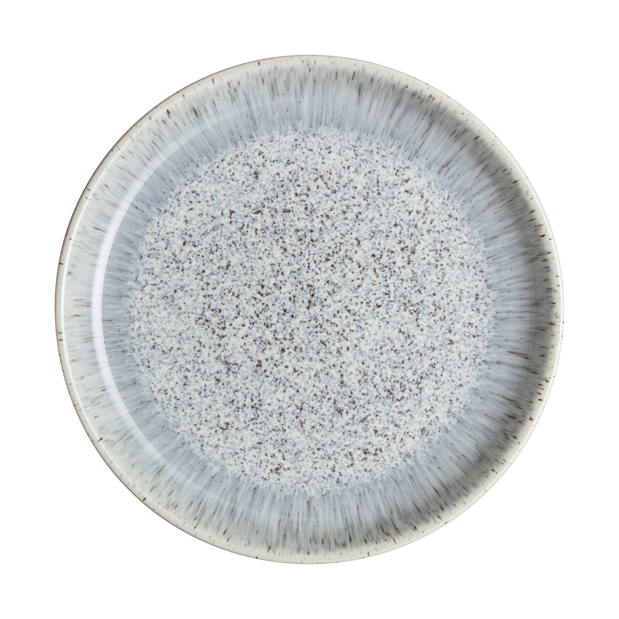 Denby - Halo Speckle Set of 4 Coupe Dinner Plates - Buy Me Once UK