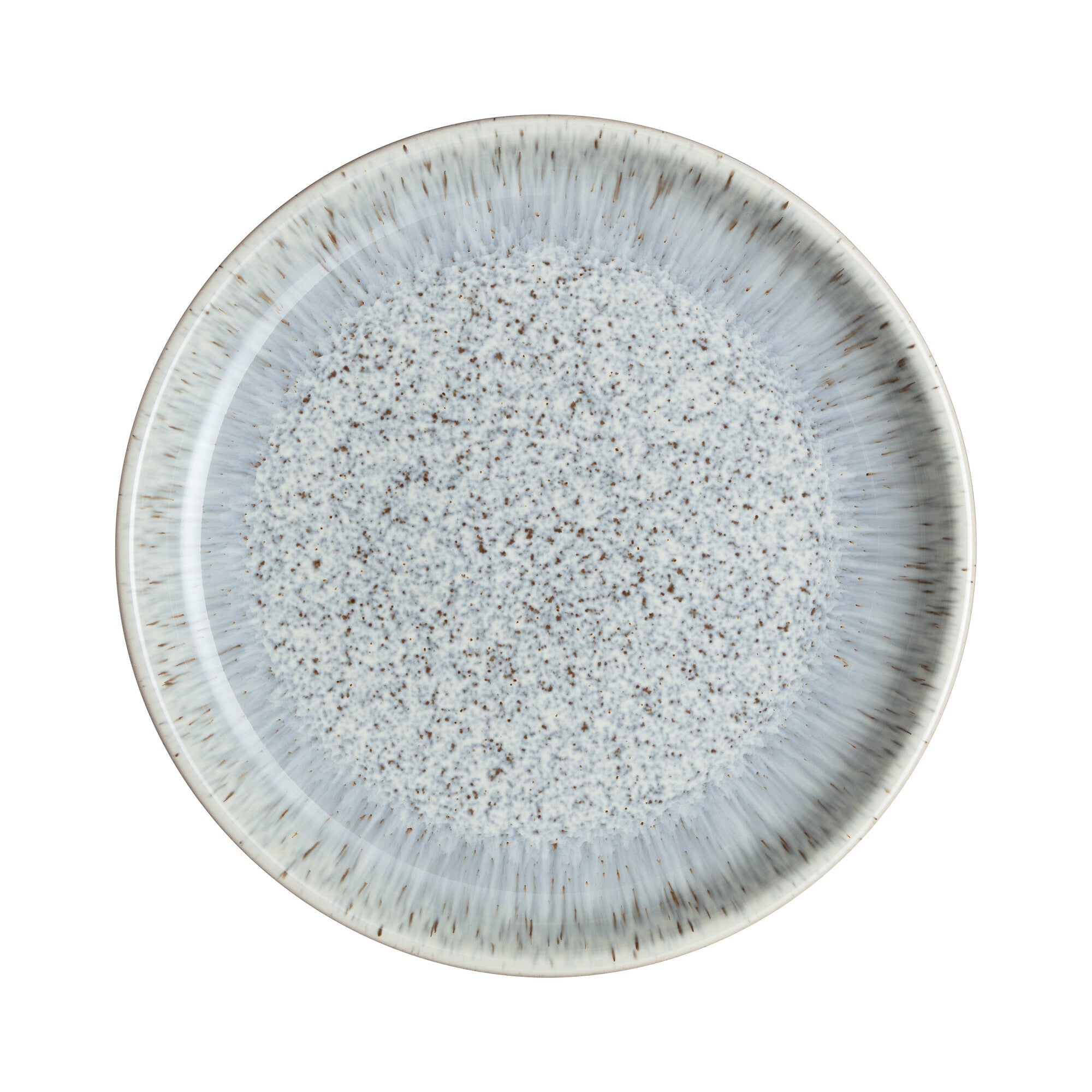 Denby - Halo Speckle Set of 4 Medium Coupe Plates - Buy Me Once UK