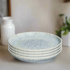 Denby - Halo Speckle Set of 4 Medium Coupe Plates - Buy Me Once UK