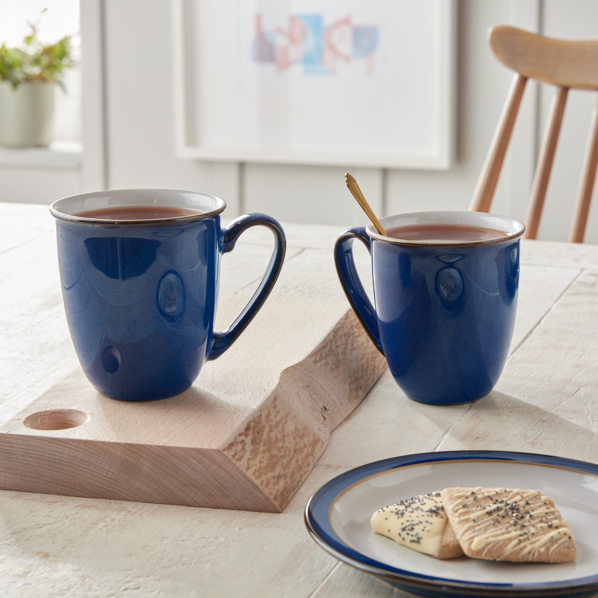 Denby - Imperial Blue Coffee Mug, Set of 2 - Buy Me Once UK