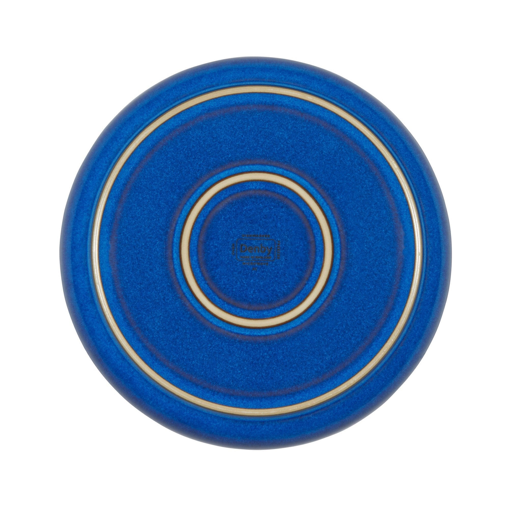 Denby - Imperial Blue Set of 4 Medium Coupe Plates - Buy Me Once UK