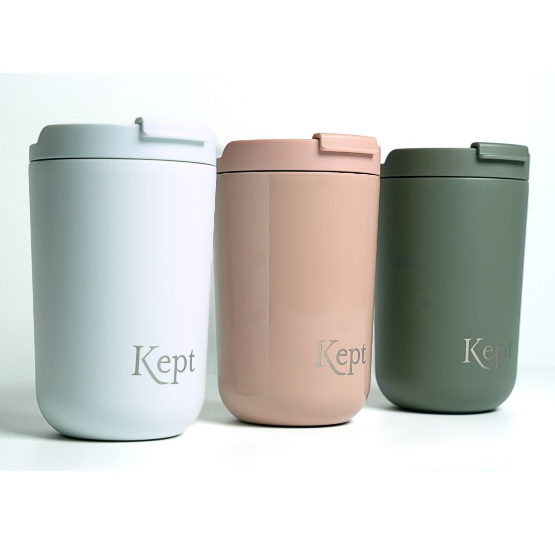 Kept - Insulated Steel Travel Mug, Sandstone - Buy Me Once UK