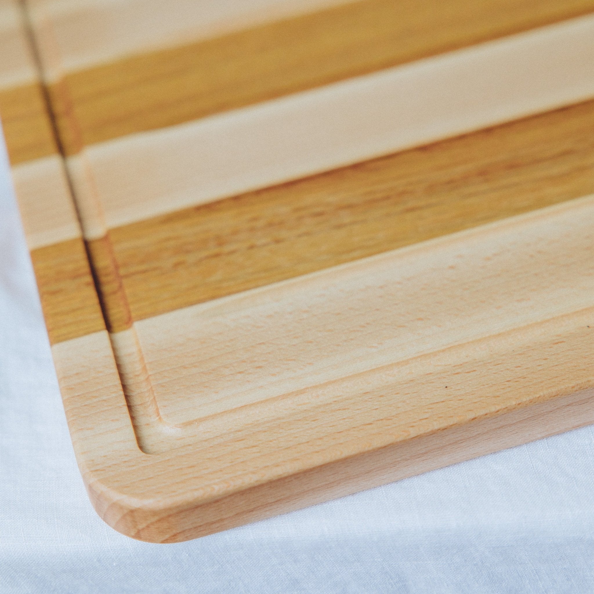 GT Woodshop - Iroko and Beech Carving Board - Buy Me Once UK