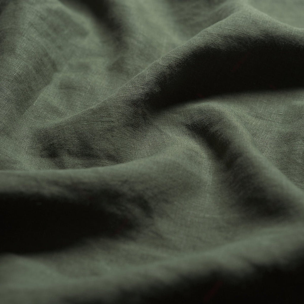 Piglet in Bed - Linen Flat Sheet, Fern Green - Buy Me Once UK