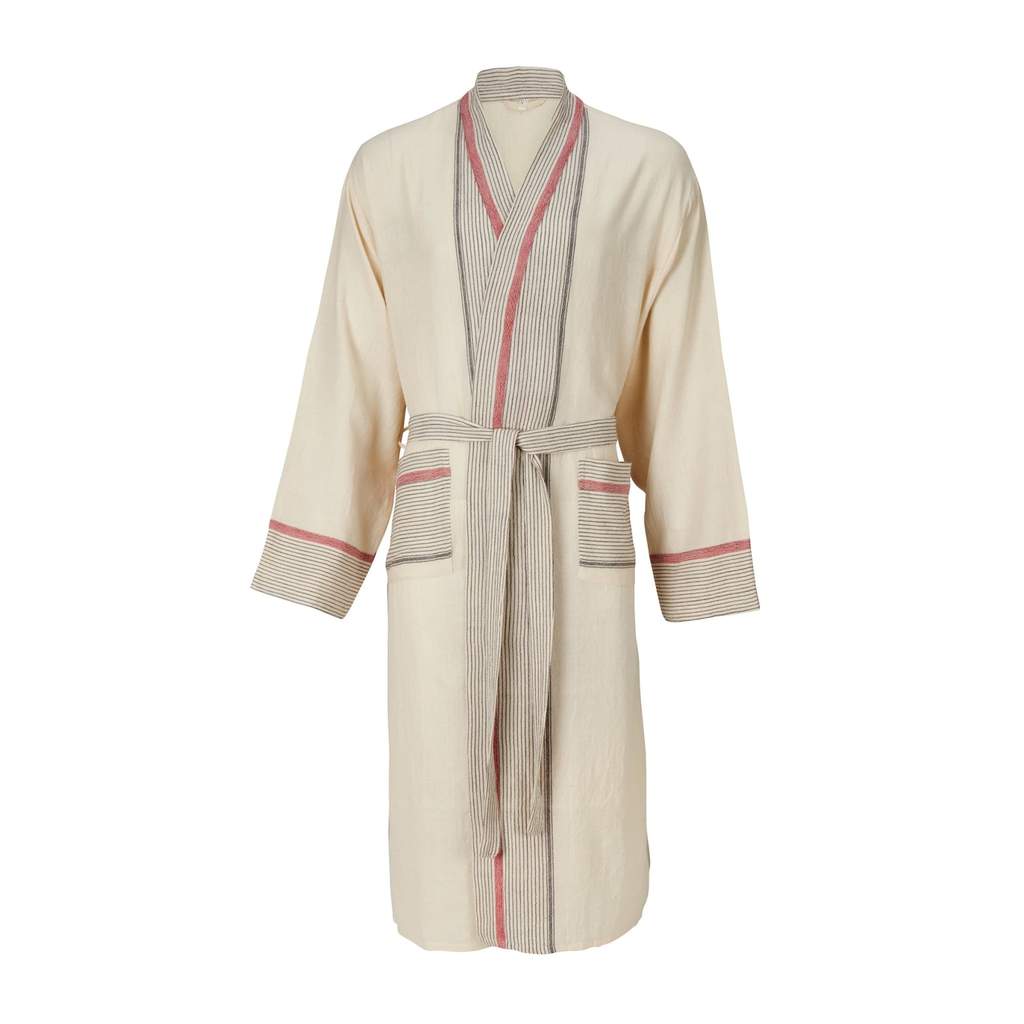 Luks Linen - Mete Lounge Gown, Cream - Buy Me Once UK