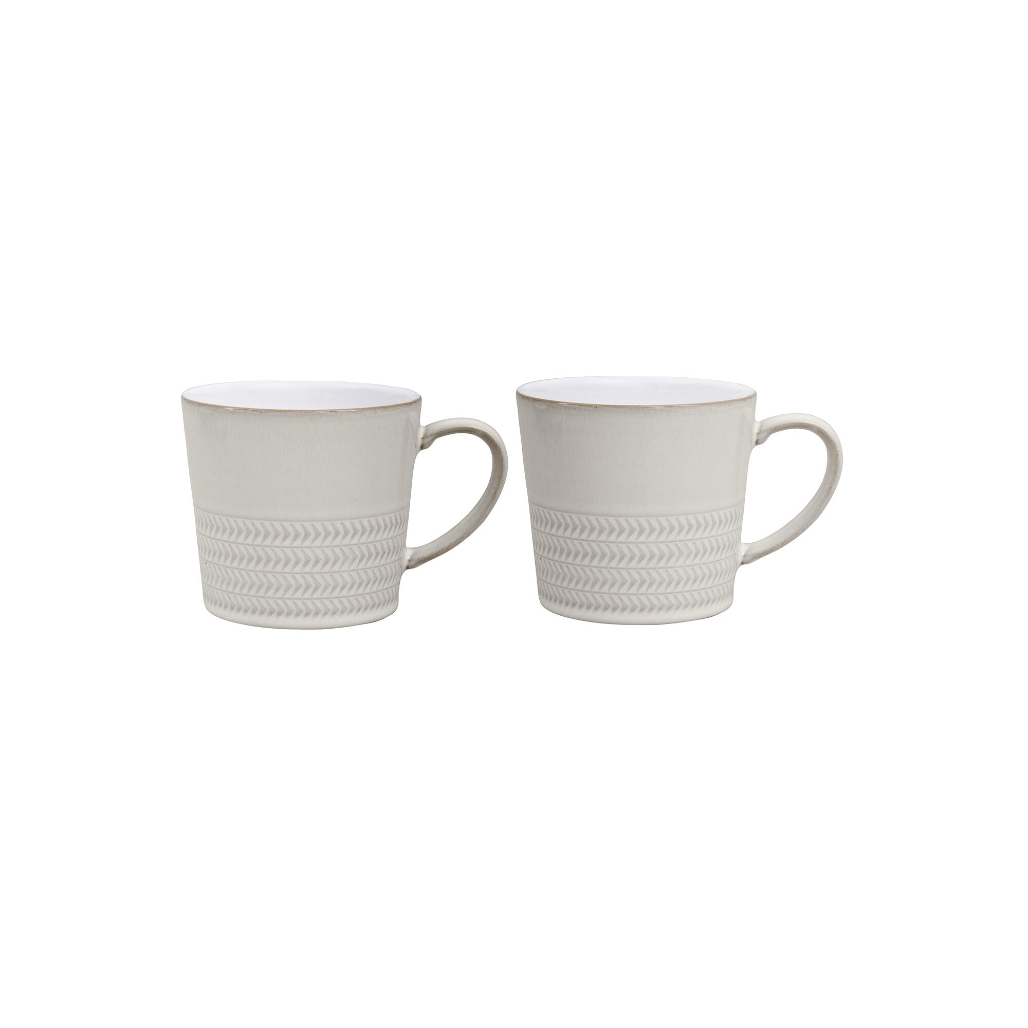 Denby - Natural Canvas Set of 2 Textured Large Mug - Buy Me Once UK