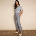 Dip & Doze - Organic Cotton & Hemp Cropped Lounge Trousers - Buy Me Once UK