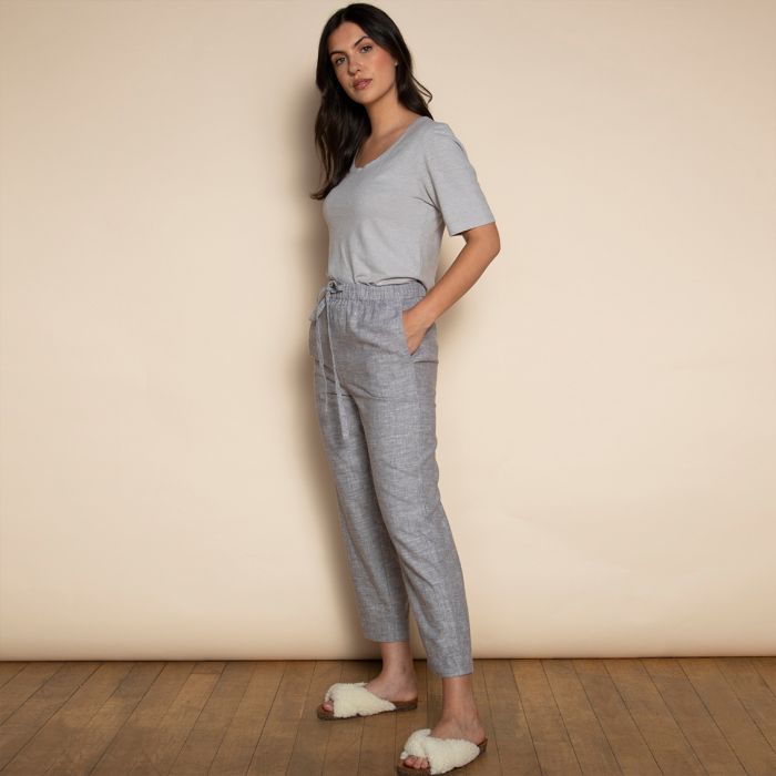 Dip & Doze - Organic Cotton & Hemp Cropped Lounge Trousers - Buy Me Once UK