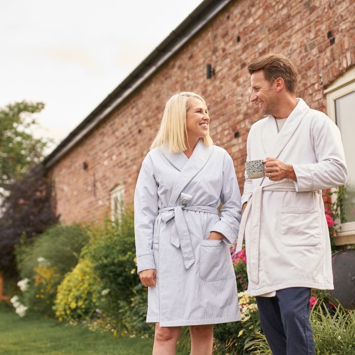 Dip & Doze - Organic Cotton Short Towelling Robe - Buy Me Once UK