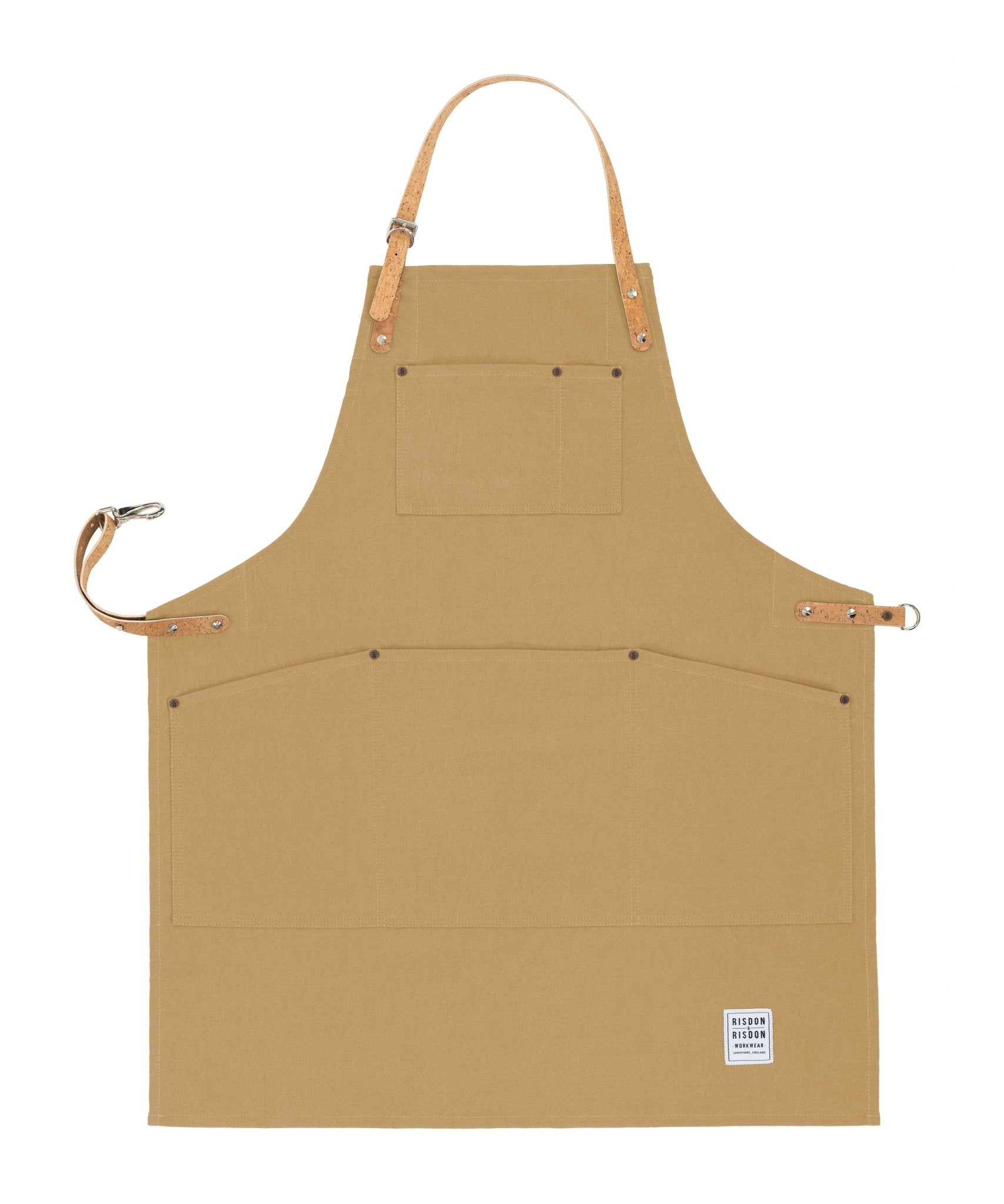 Risdon & Risdon - Premium Canvas Apron with Cork, Various Colours - Buy Me Once UK