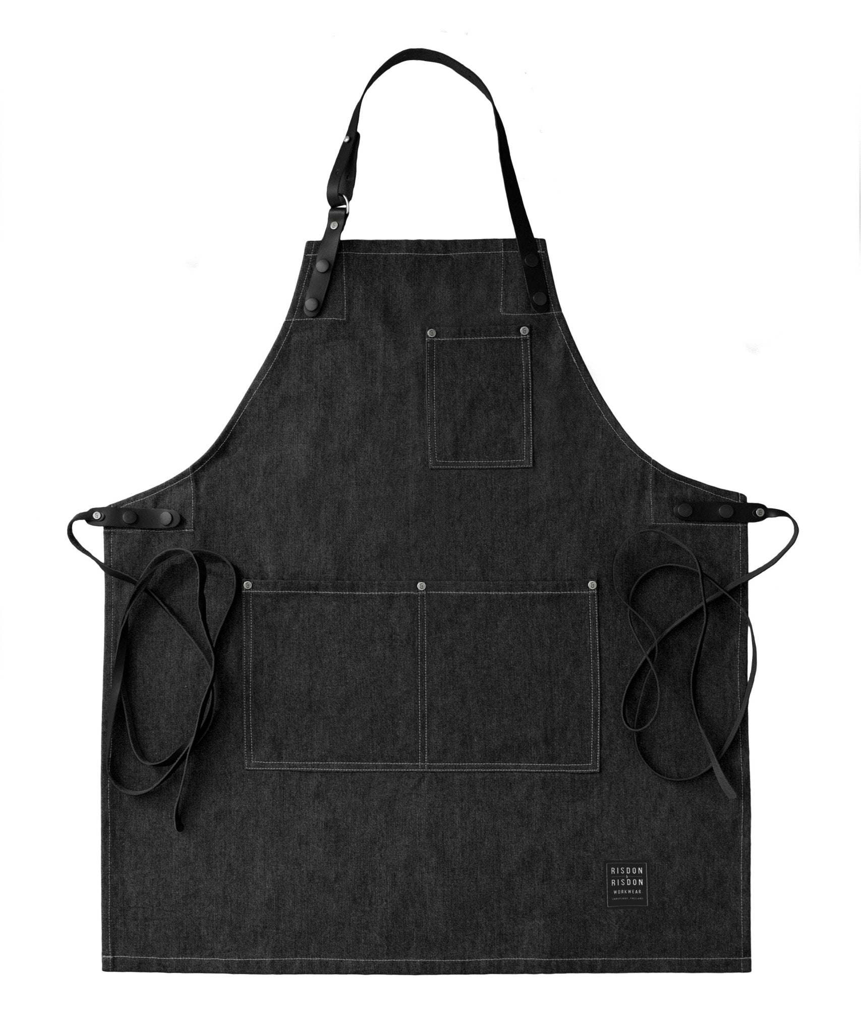 Risdon & Risdon - Premium Denim and Leather Street Apron - Buy Me Once UK