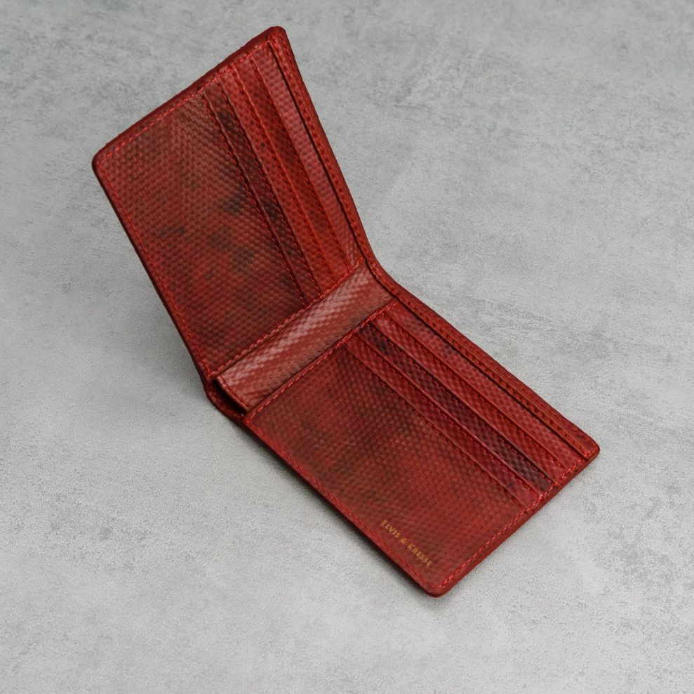 Elvis & Kresse - Reclaimed Fire Hose Billfold Wallet - Buy Me Once UK