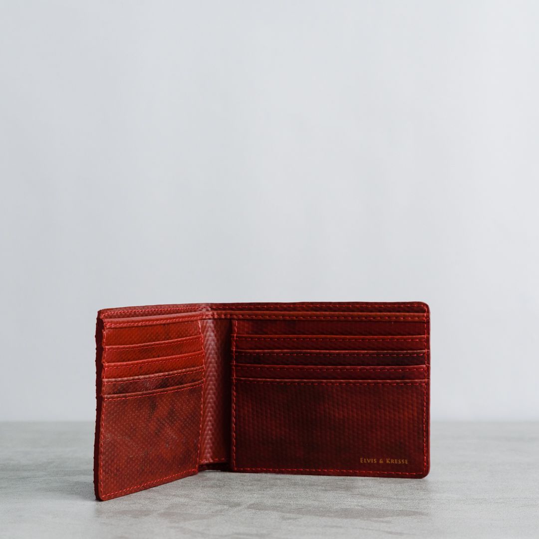 Elvis & Kresse - Reclaimed Fire Hose Billfold Wallet - Buy Me Once UK