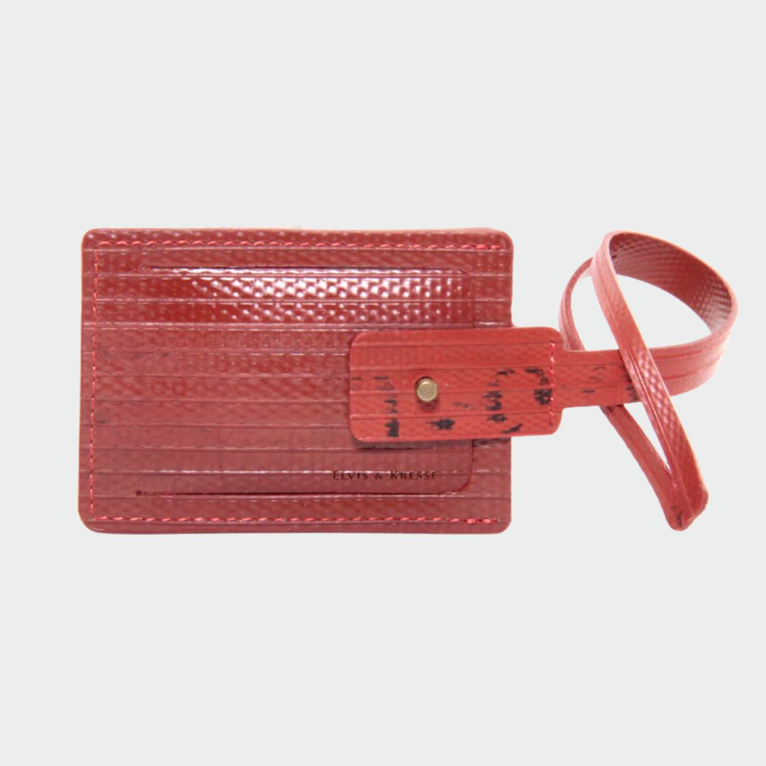 Elvis & Kresse - Reclaimed Fire Hose Luggage Tag - Buy Me Once UK