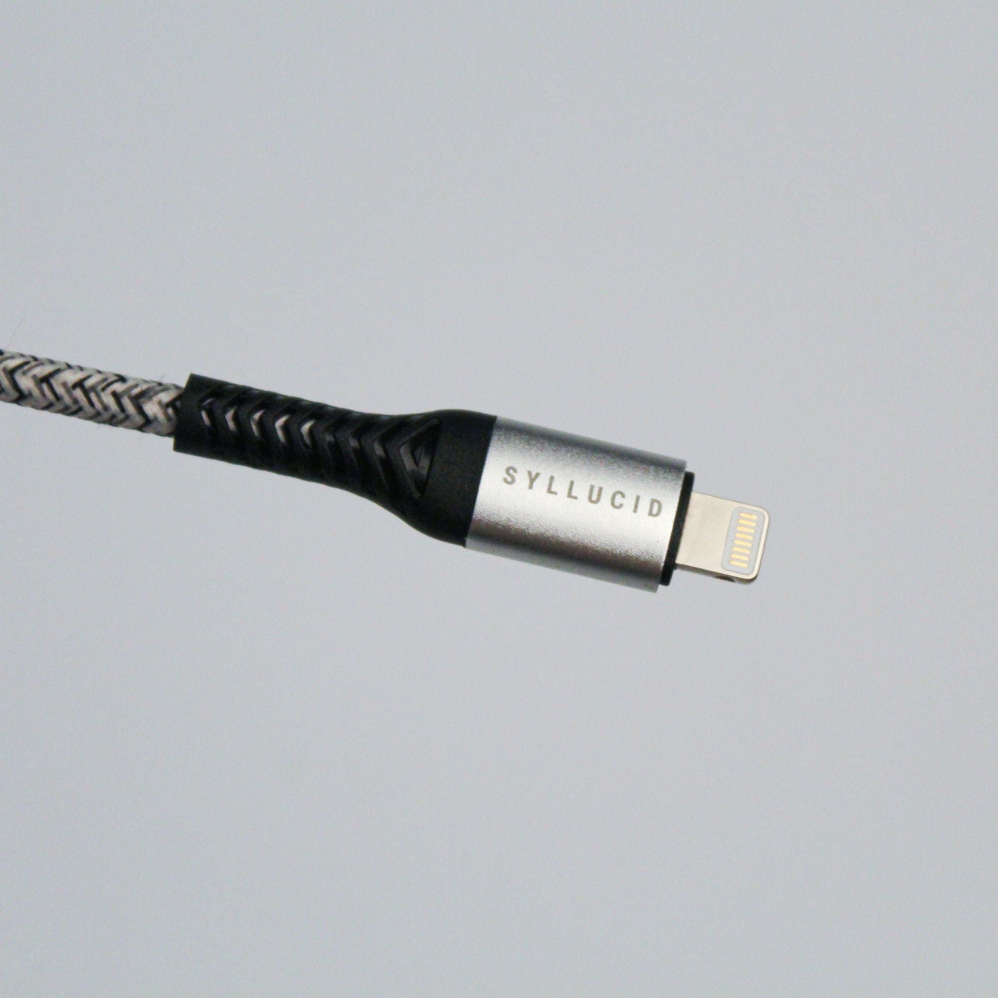 Syllucid - Reinforced Ethical Charging Cable, Lightning - Buy Me Once UK