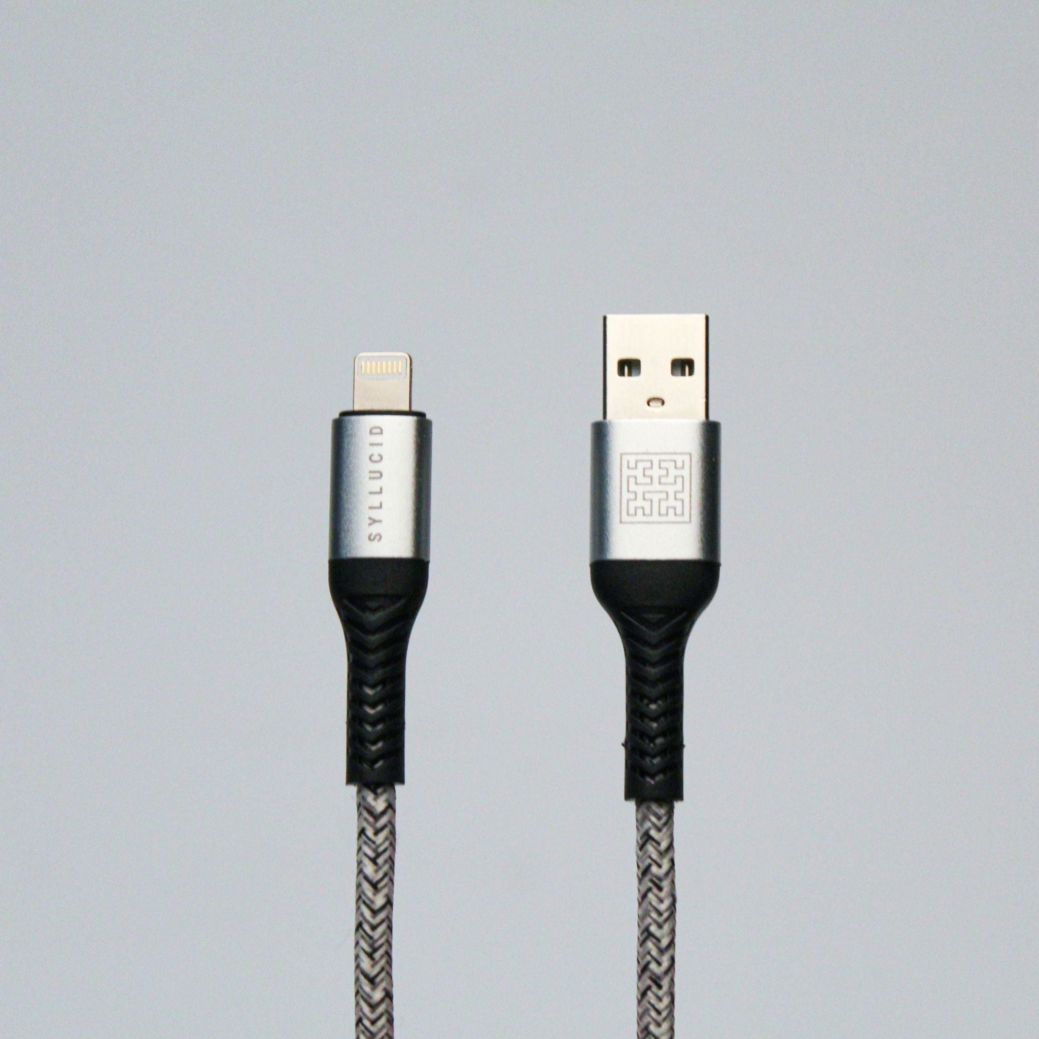 Syllucid - Reinforced Ethical Charging Cable, Lightning - Buy Me Once UK