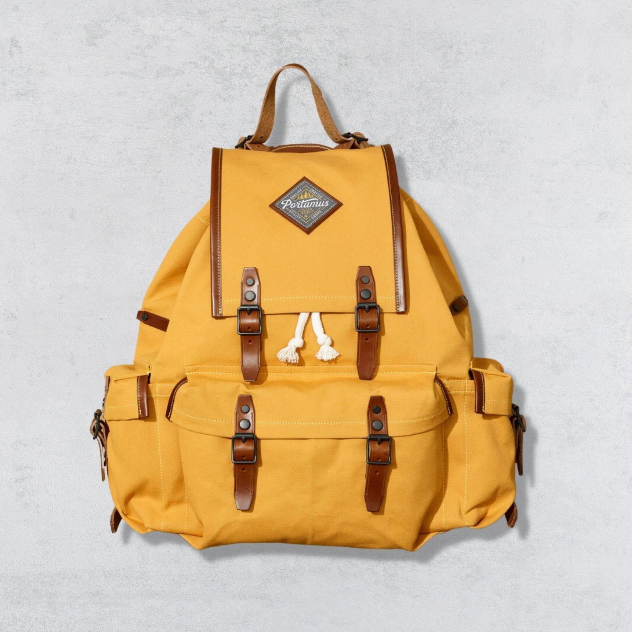 Portamus - Rockness Backpack, Coleman’s Yellow - Buy Me Once UK