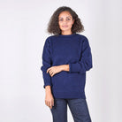 Blackhorse Lane Ateliers - SE28 British Wool Guernsey Unisex Sweater, Navy - Buy Me Once UK