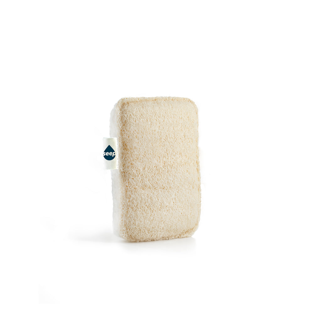 Single Eco Kitchen Sponge with Seep logo tag