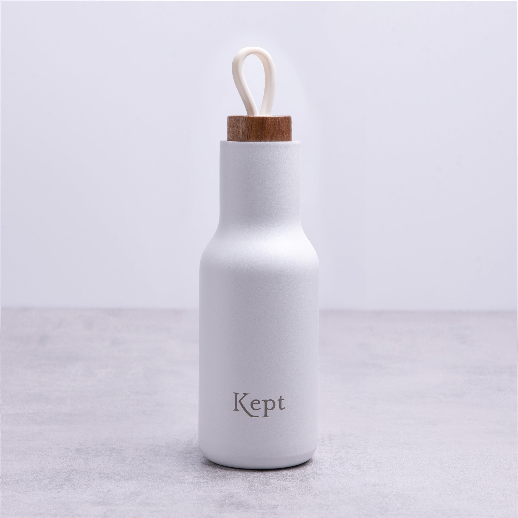 Kept - Stainless Steel Reusable Water Bottle, Chalk - Buy Me Once UK