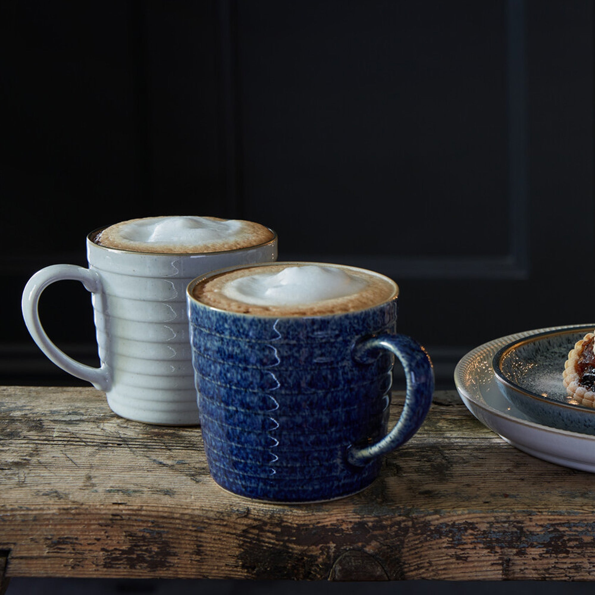 Denby - Studio Blue Set of 2 Pebble Ridged Mug - Buy Me Once UK